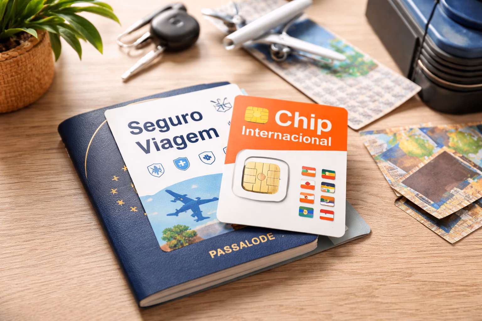 Seguro viagem e chip internacional proteção e conectividade para o viajante brasileiro