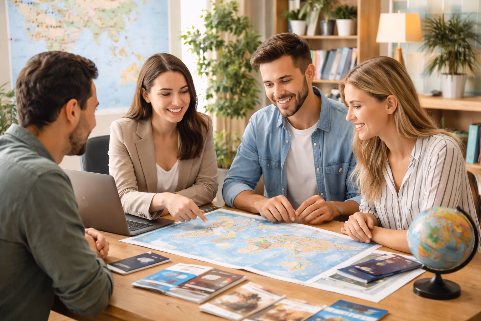 Suporte multidestino operadora atendendo agências e viajantes em múltiplos fusos horários